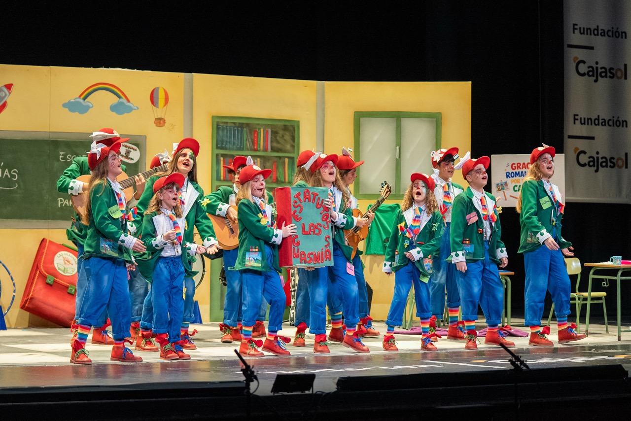 Comparsa infantil, Las guasnías - Final