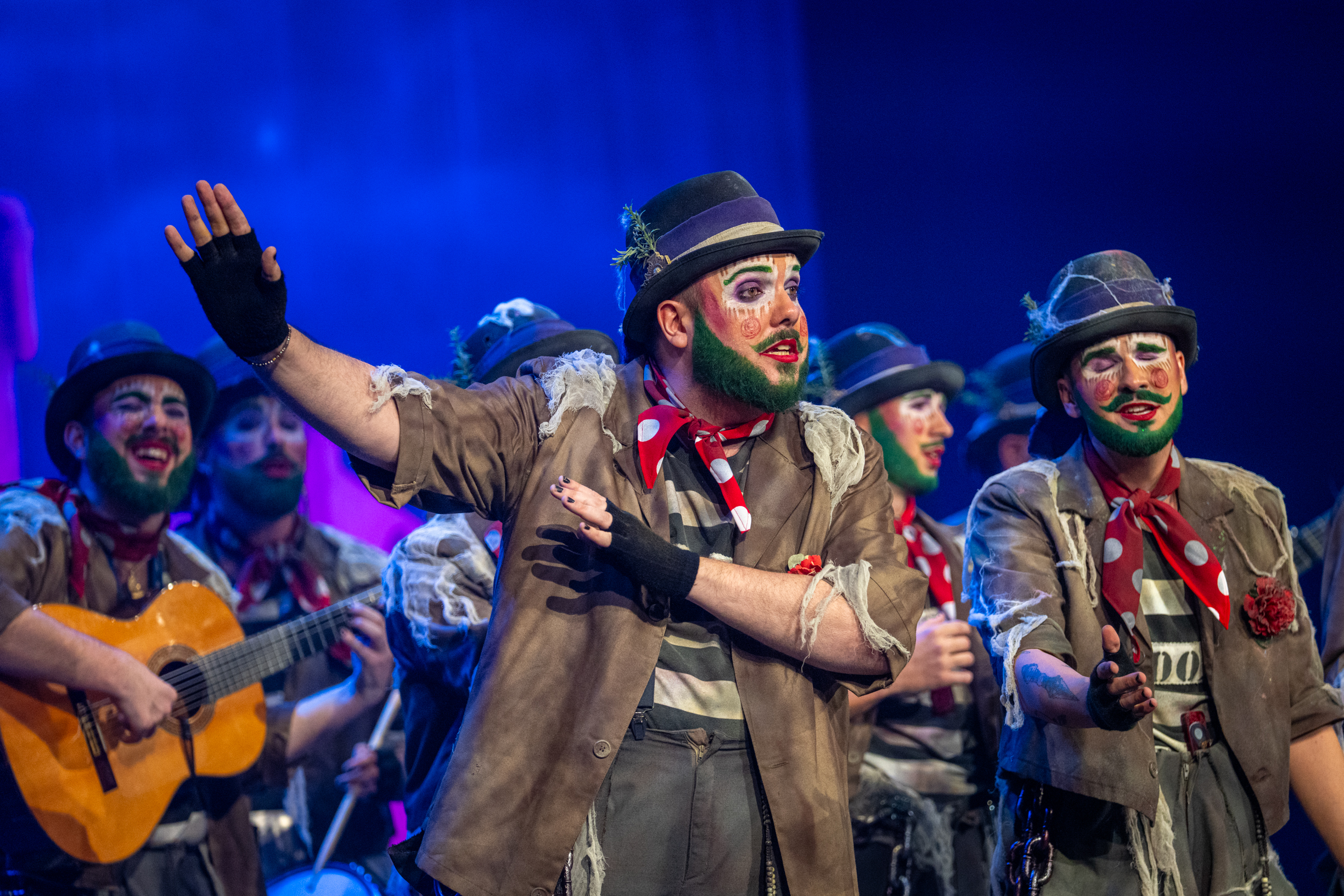 Comparsa, Los fantasmas - Preliminares