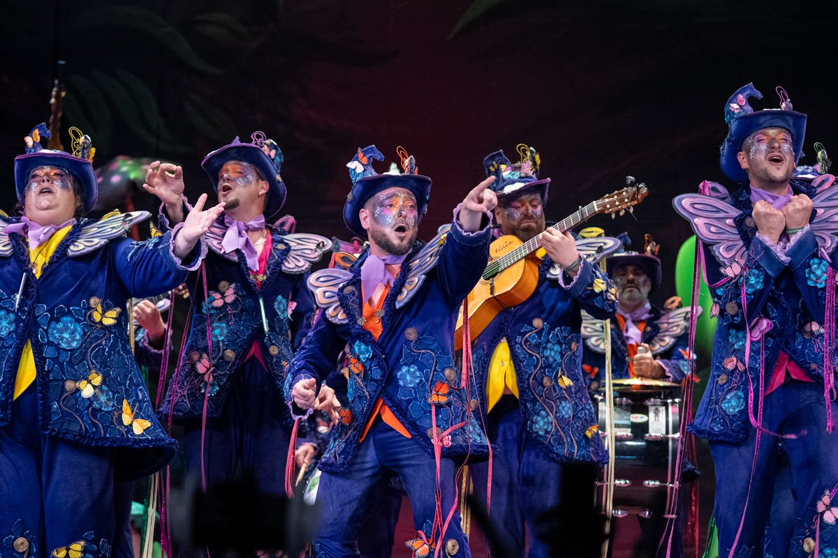 Comparsa, Los Mariposas - Preliminares