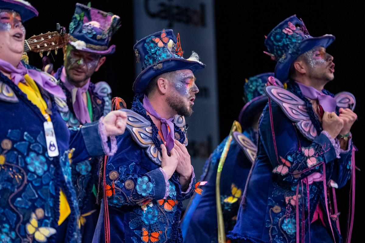 Comparsa, Los Mariposas - Preliminares