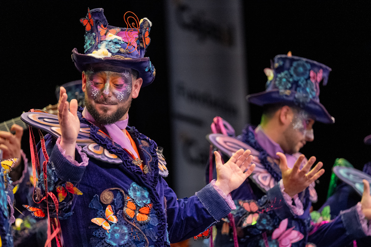 Comparsa, Los Mariposas - Preliminares