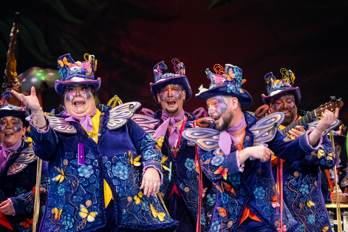 Comparsa, Los Mariposas - Preliminares