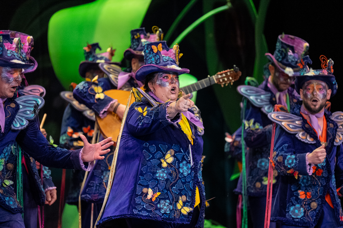 Comparsa, Los Mariposas - Preliminares