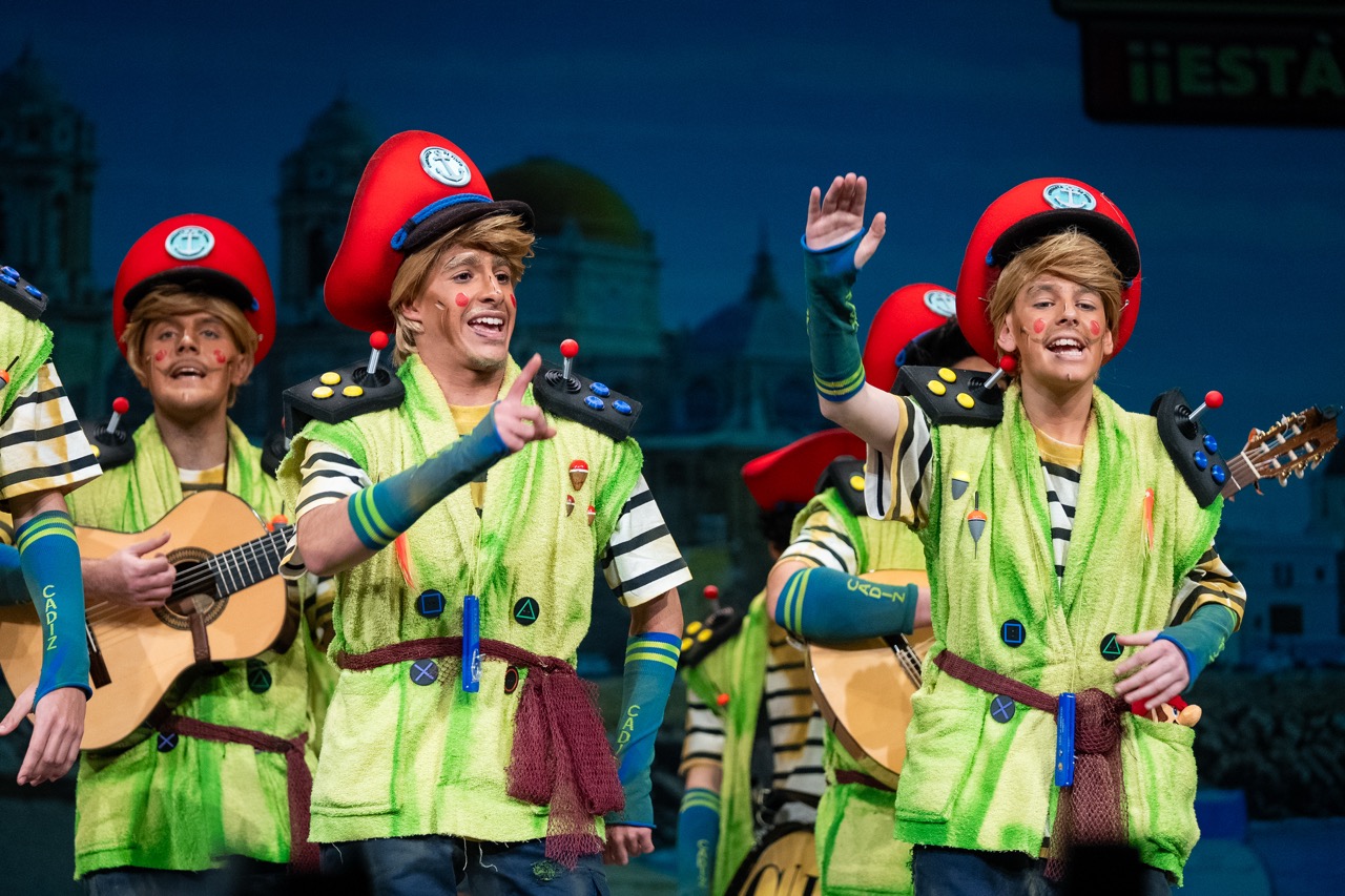 Chirigota juvenil, Cádiz: El videojuego - Semifinal