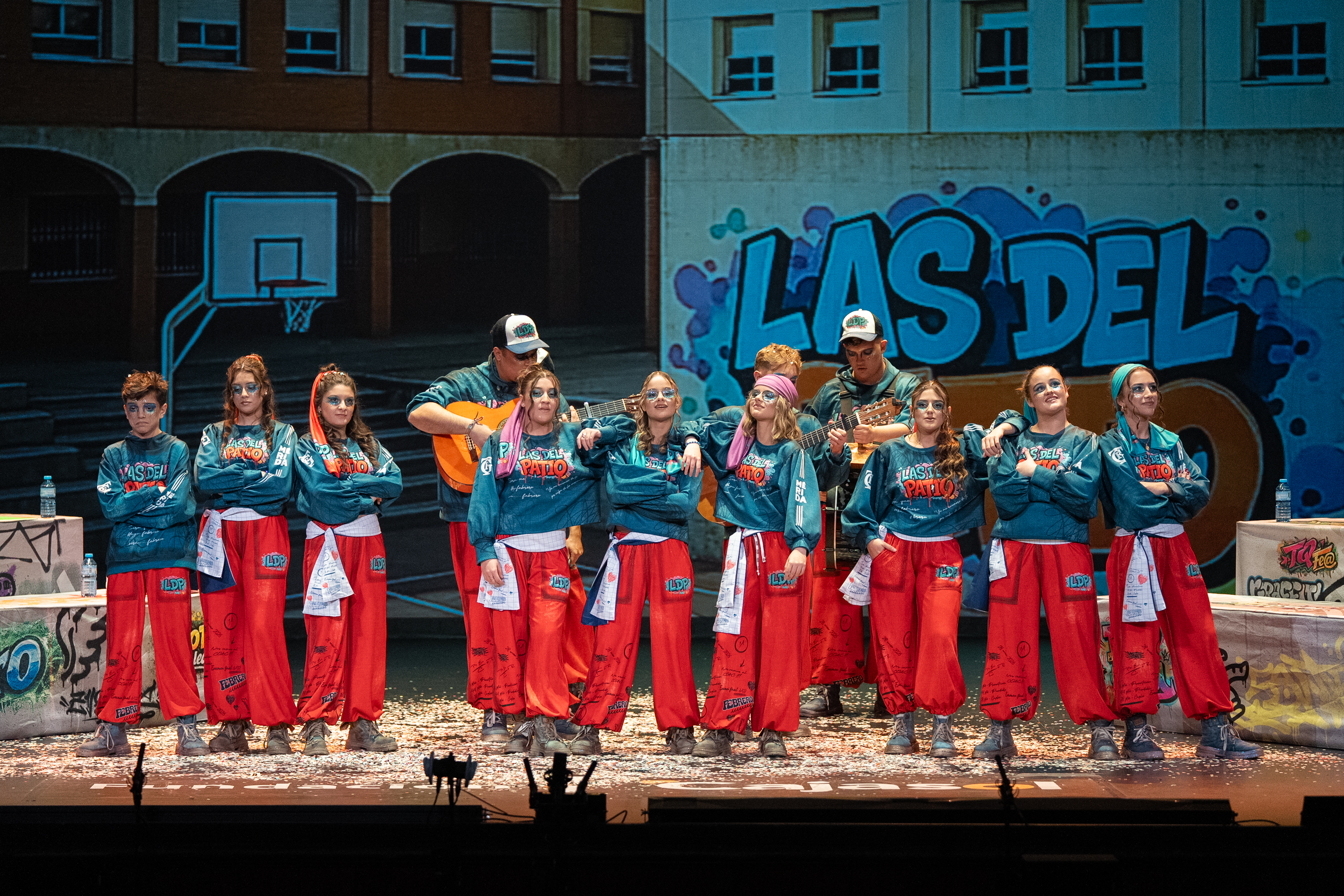 Comparsa juvenil - Las del patio - Final juvenil