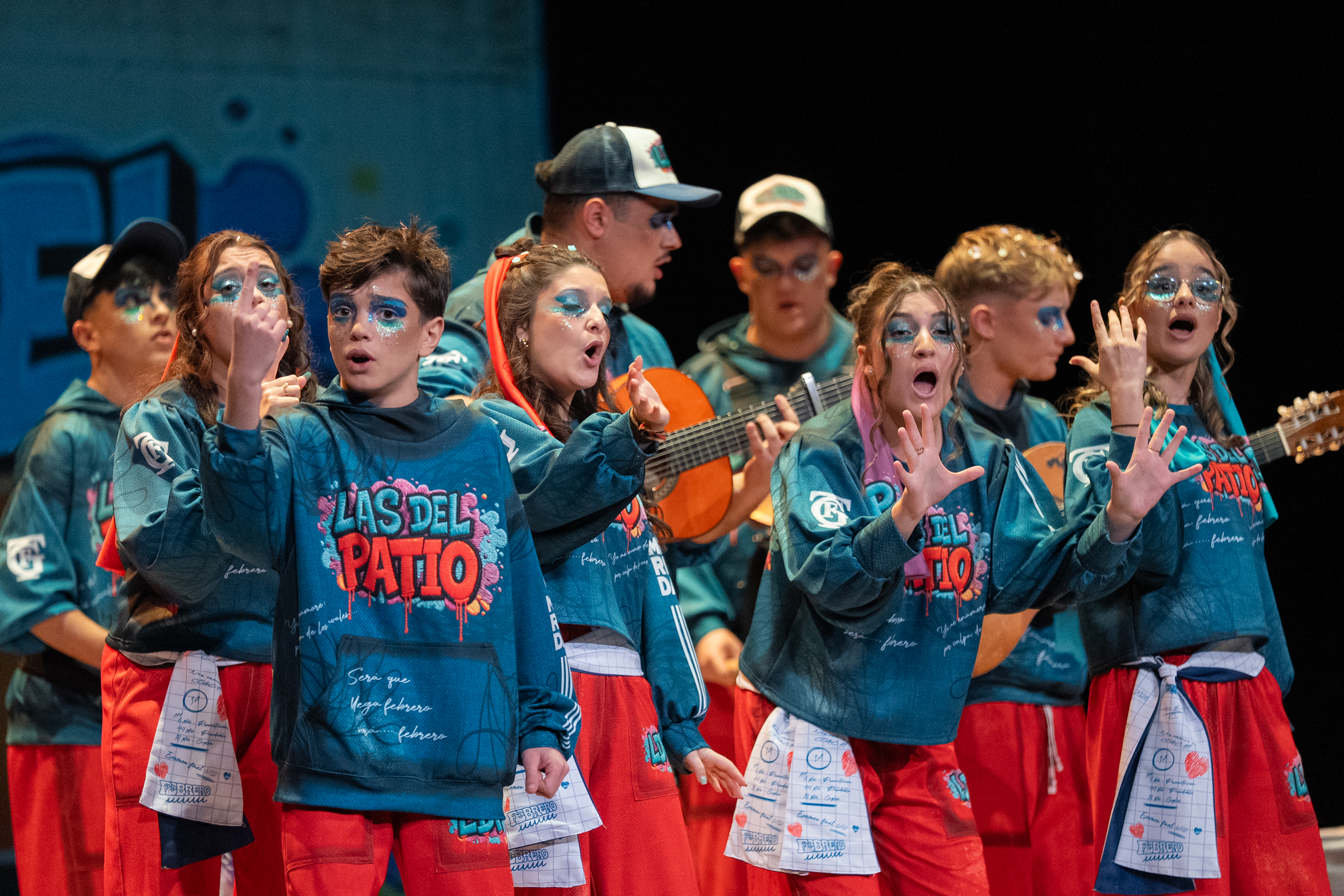 Comparsa juvenil - Las del patio - Final juvenil