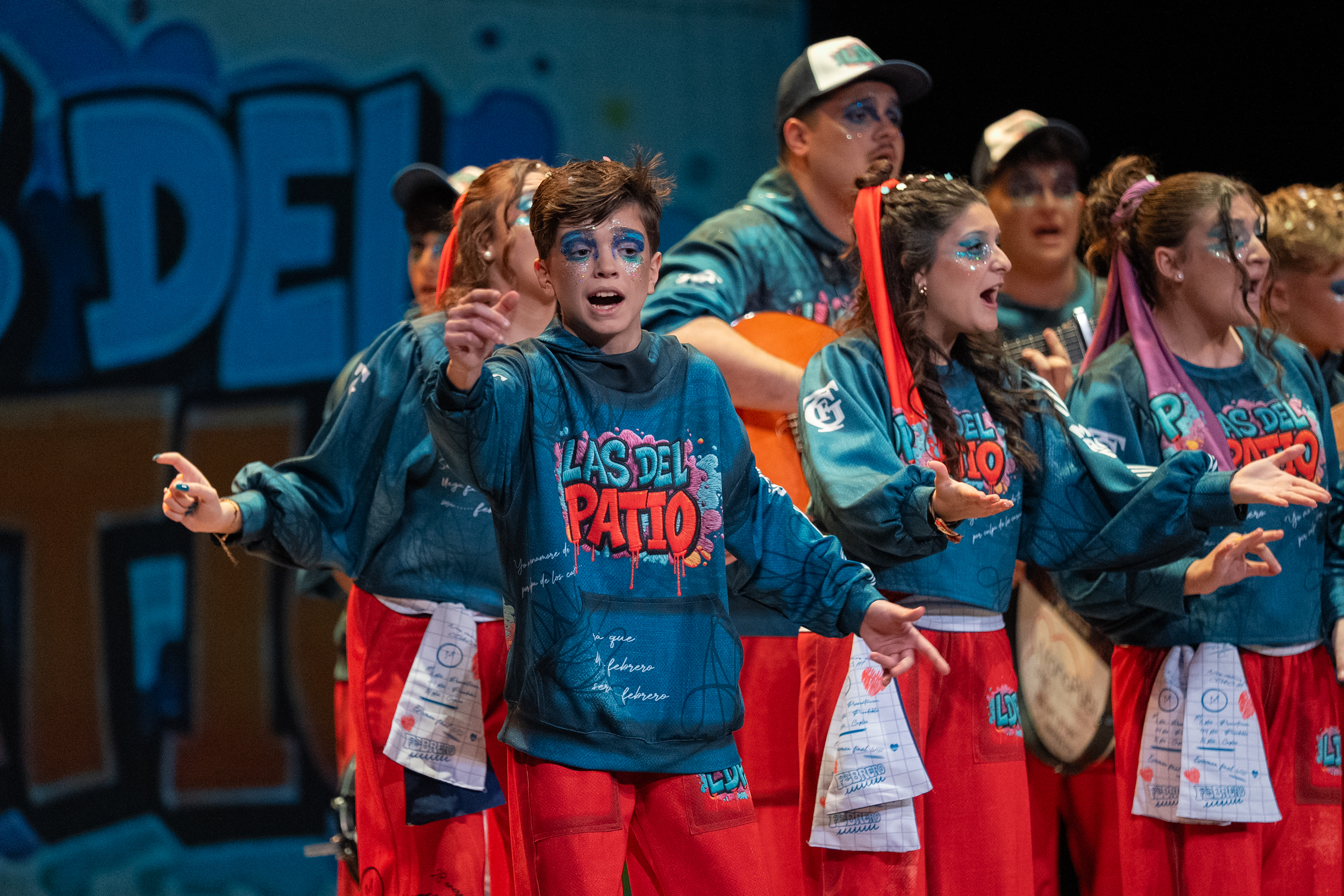 Comparsa juvenil - Las del patio - Final juvenil