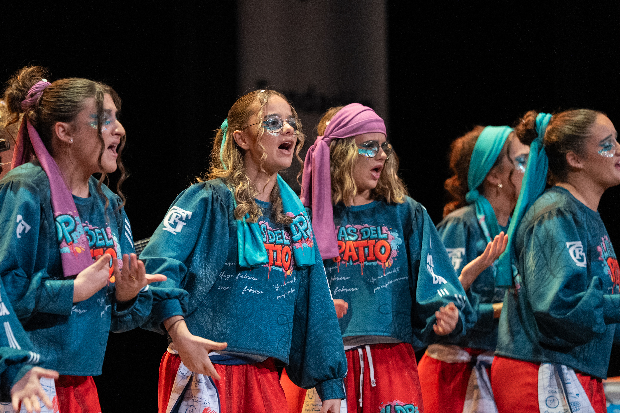 Comparsa juvenil - Las del patio - Final juvenil