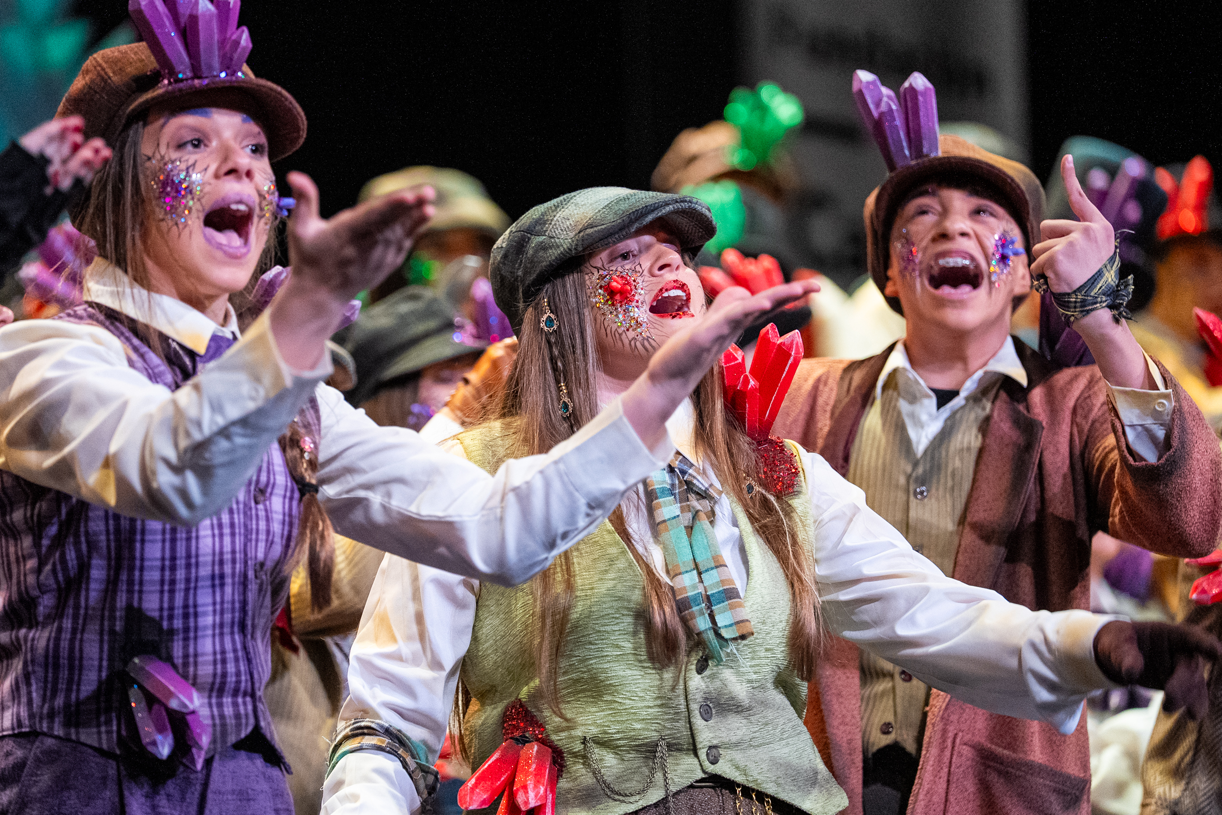 Coro juvenil, A pico y pala - Final juvenil