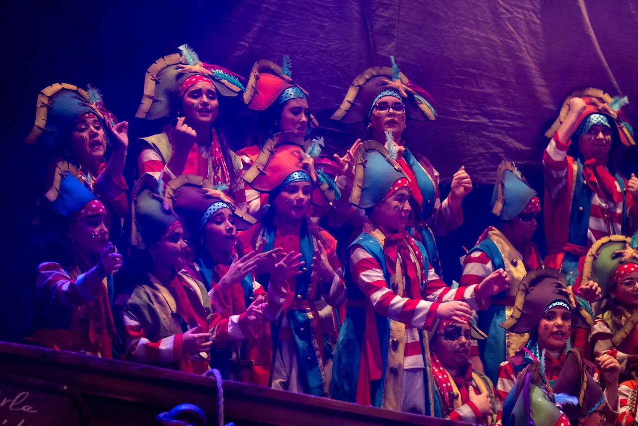 Coro infantil, La perla de Cádiz - Final
