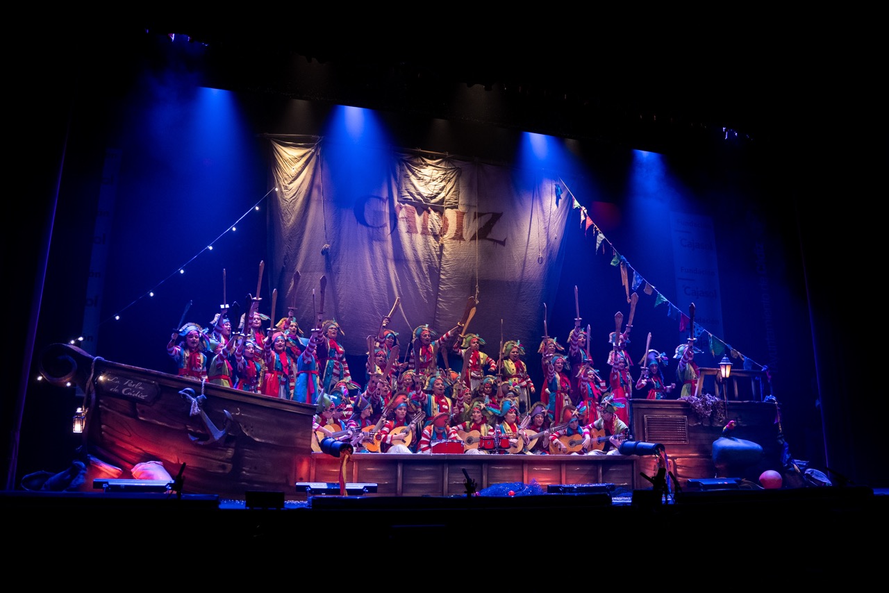 Coro infantil, La perla de Cádiz - Final