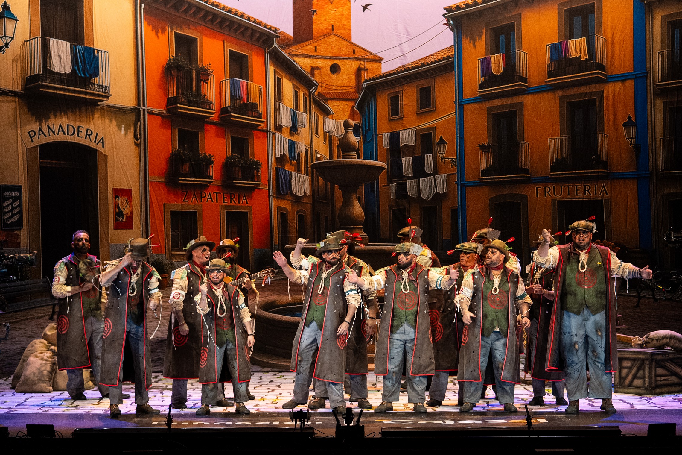 Comparsa, Los señalaos - Preliminares