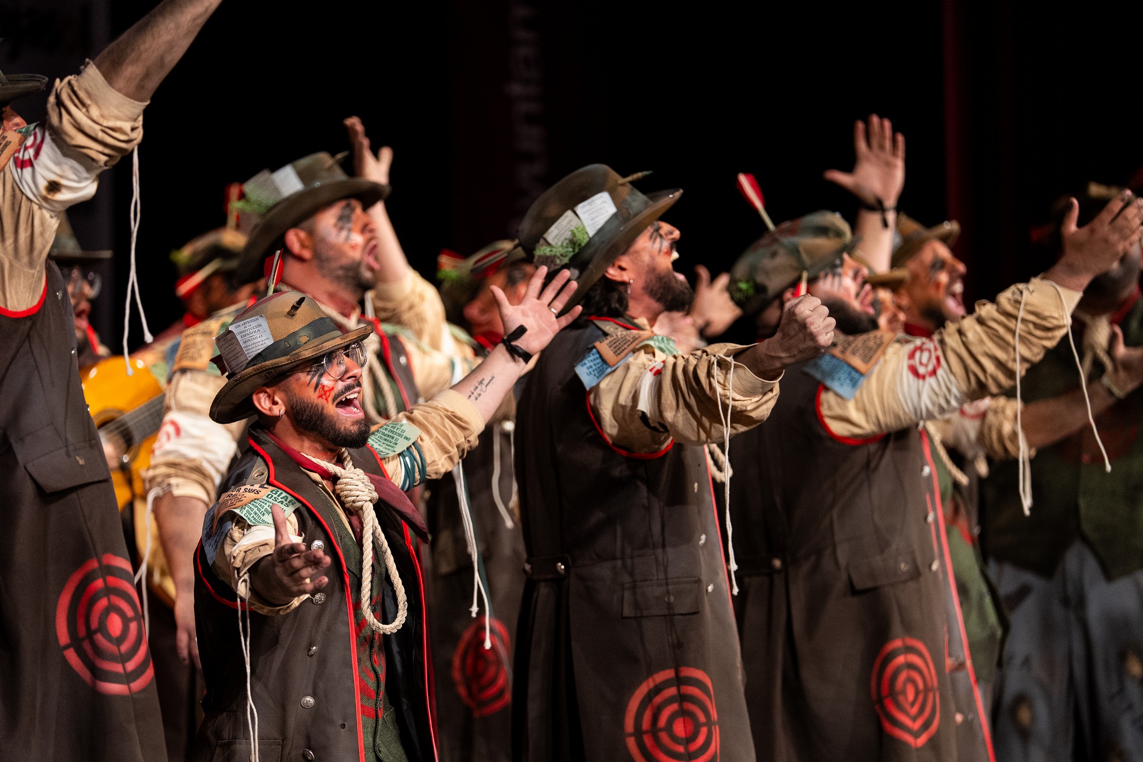 Comparsa, Los señalaos - Preliminares