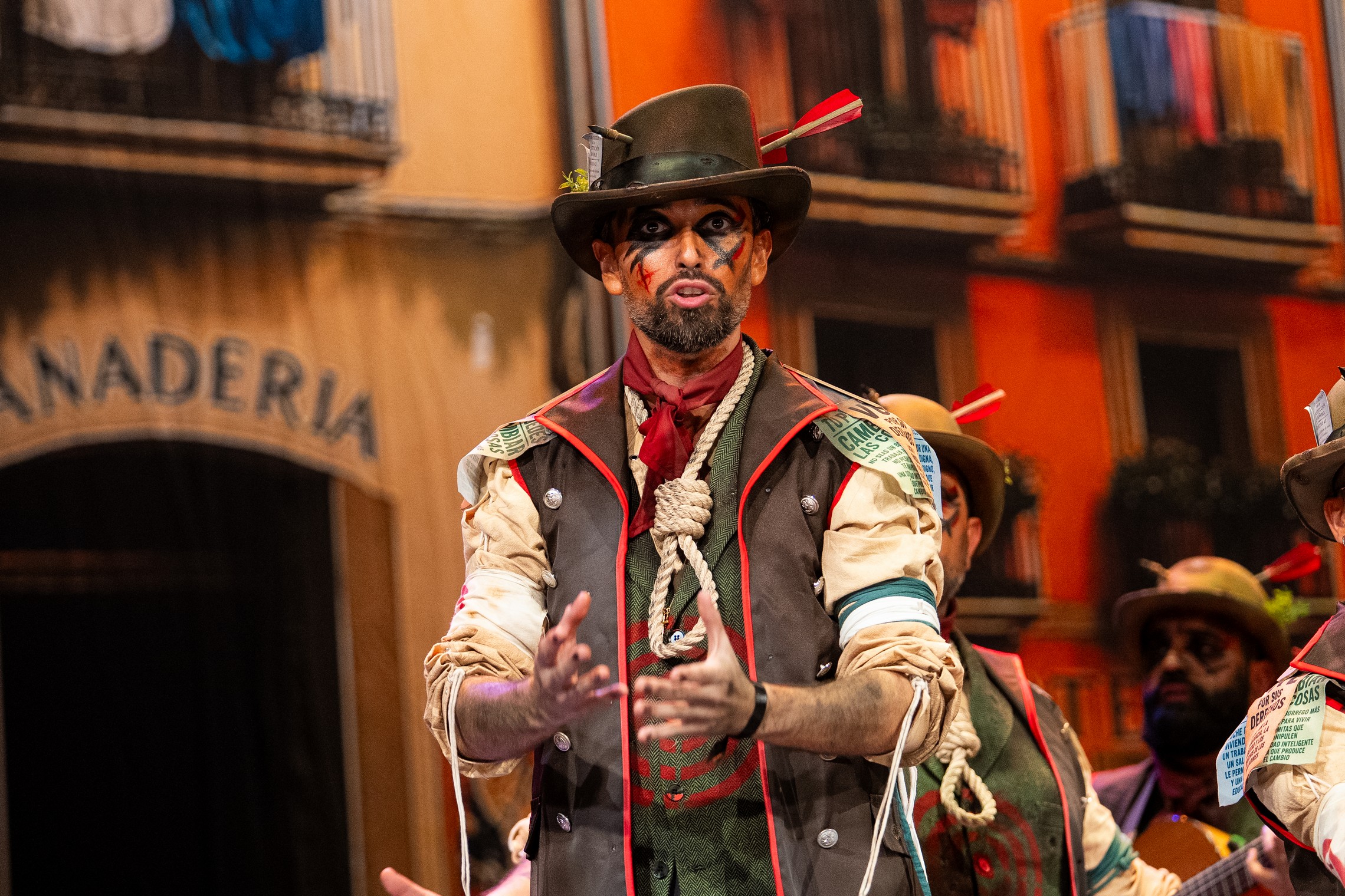 Comparsa, Los señalaos - Preliminares