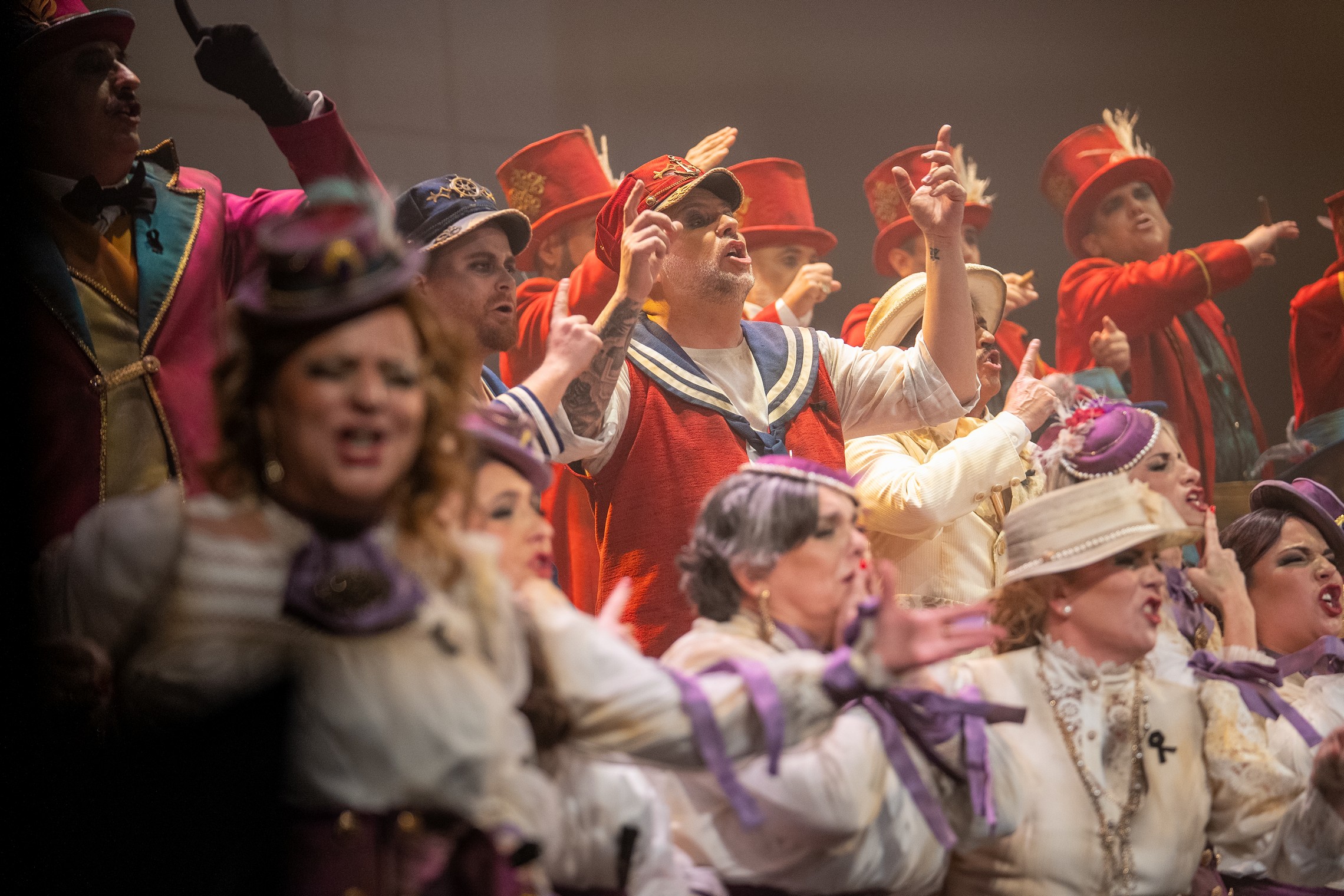 Coro, Café Puerto América - Preliminares