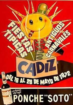 cartel Cartel carnaval de cádiz 1972