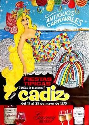 cartel Cartel carnaval de cádiz 1975