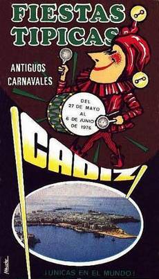 cartel Cartel carnaval de cádiz 1976