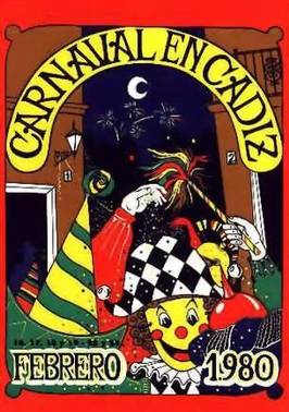 cartel Cartel carnaval de cádiz 1980