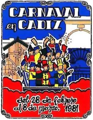 cartel Cartel carnaval de cádiz 1981