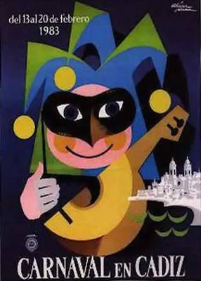 cartel Cartel carnaval de cádiz 1983