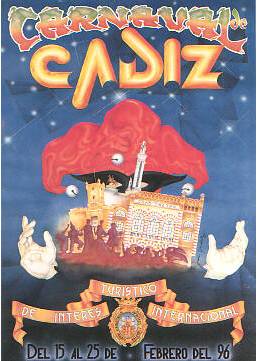 cartel Cartel carnaval de cádiz 1996