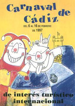 cartel Cartel carnaval de cádiz 1997
