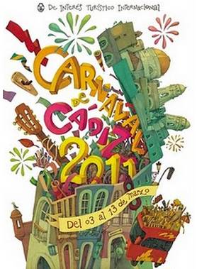 cartel Cartel carnaval de cádiz 2011