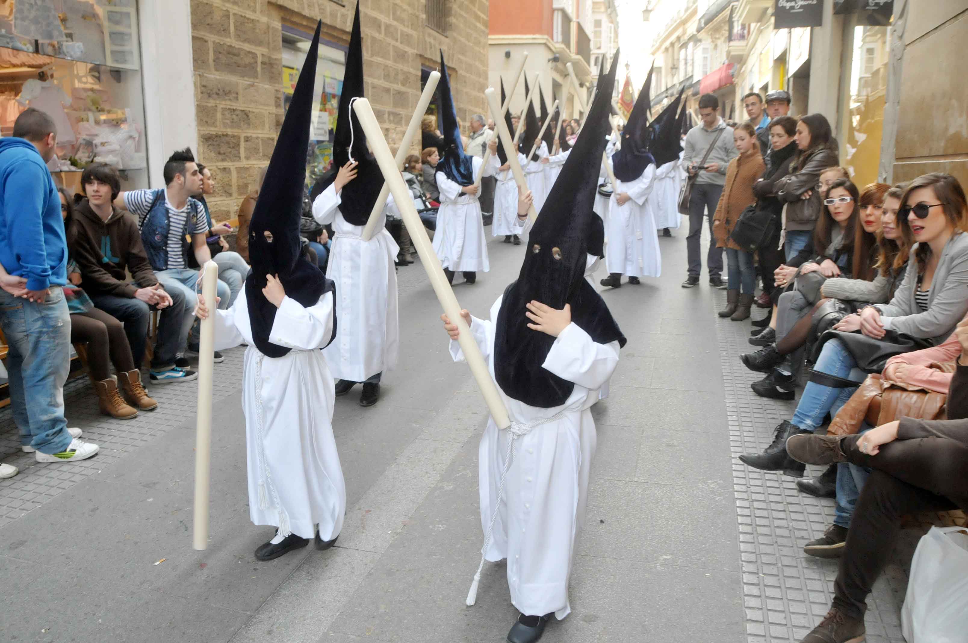El ecce-homo es una archicofradía del martes santo que recuerda el romanticismo gaditano del siglo xviii