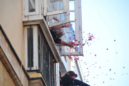 San lorenzo abre sus puertas a la caridad