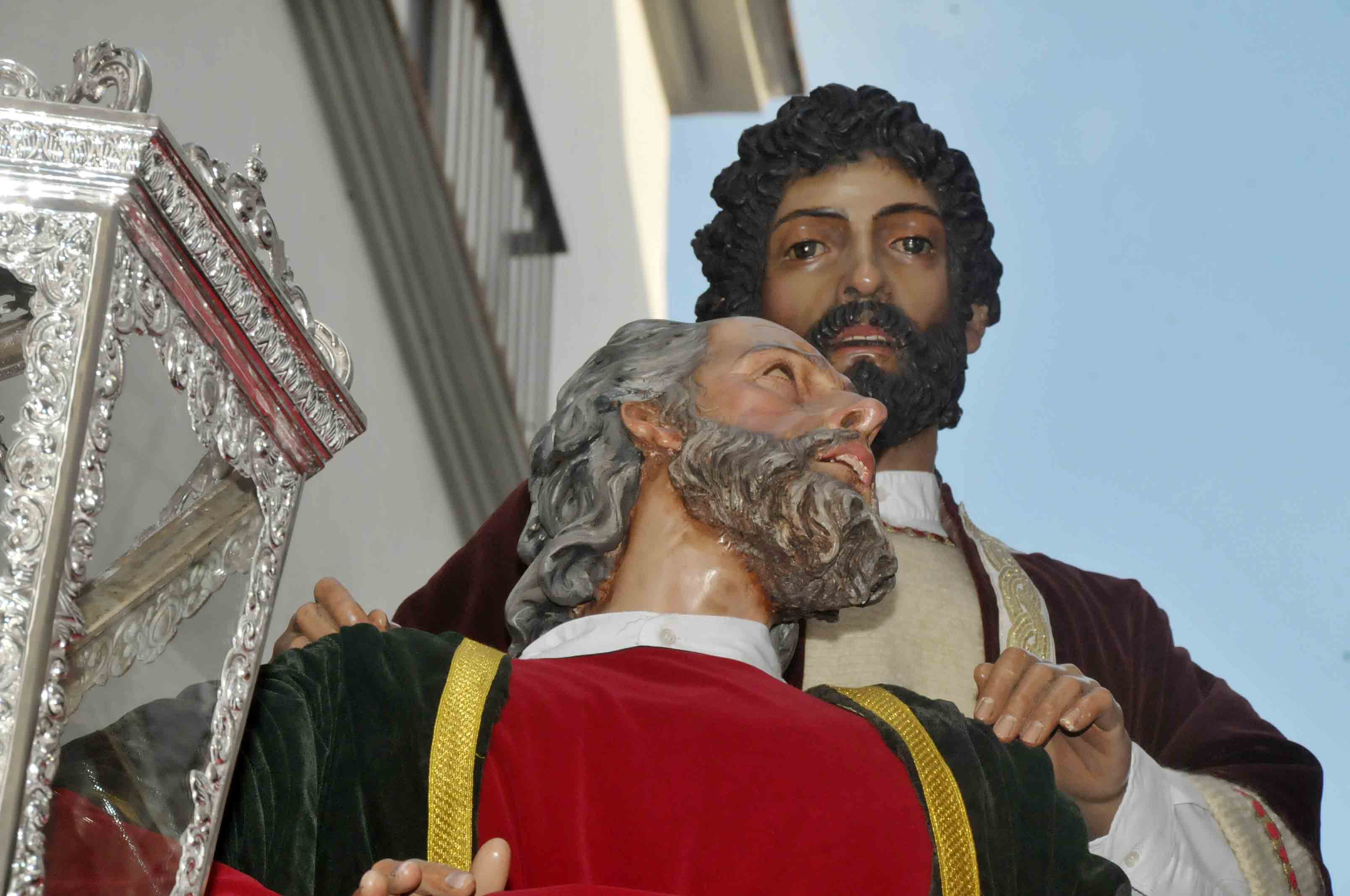 Jesús en el milagro de la sagrada cena abandona por unas horas su barrio de santa maría para adentrarse en el centro de la ciudad Jesús en el milagro de la sagrada cena abandona por unas horas su barrio de santa maría para adentrarse en el centro de la ciudad