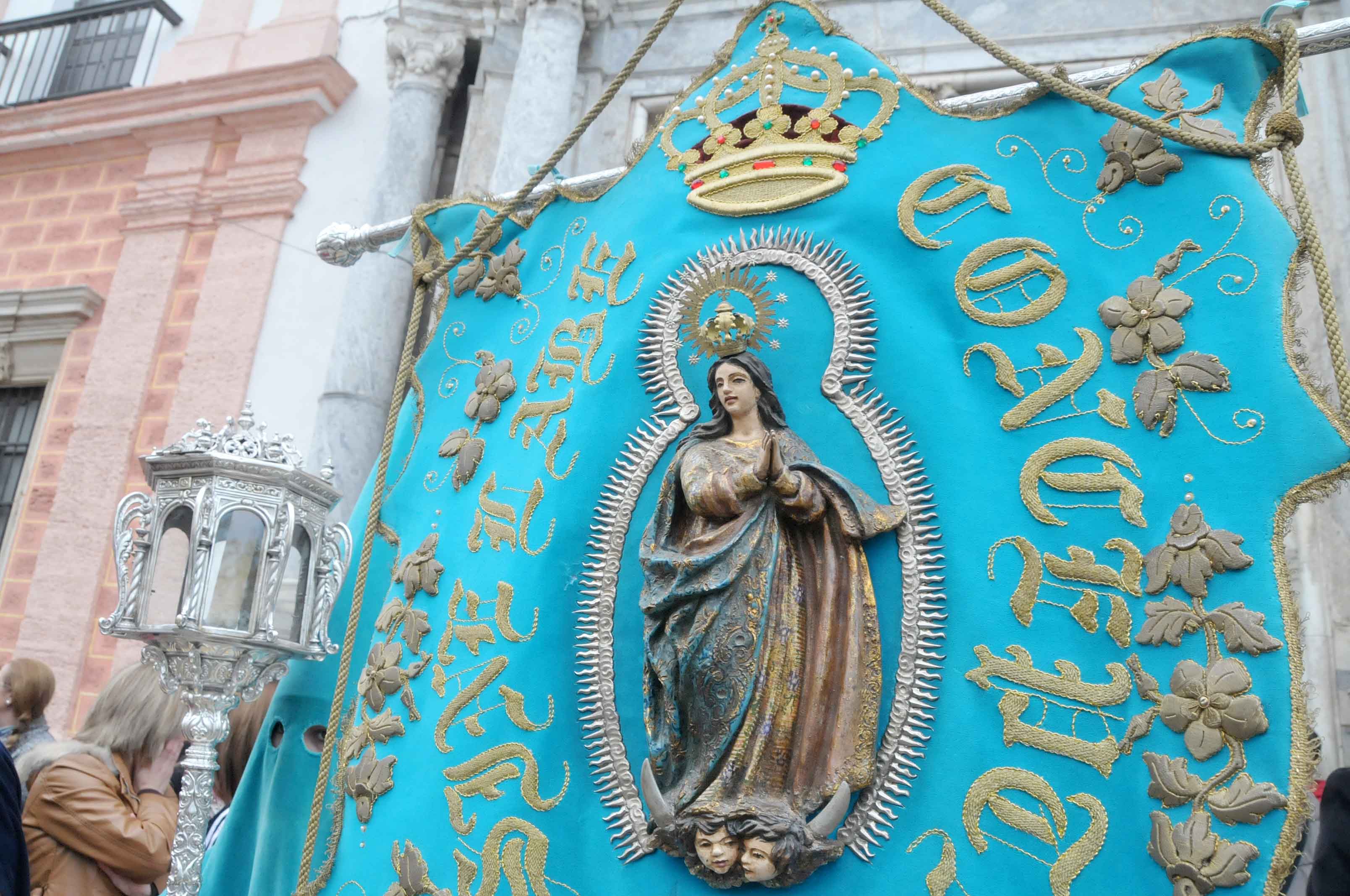 Simpecado de la virgen del patrocinio Simpecado de la virgen del patrocinio