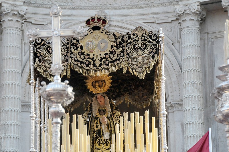 Servitas-procesión de la virgen de los dolores