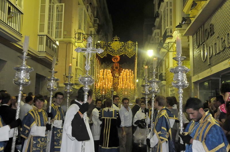 Servitas-procesión de la virgen de los dolores