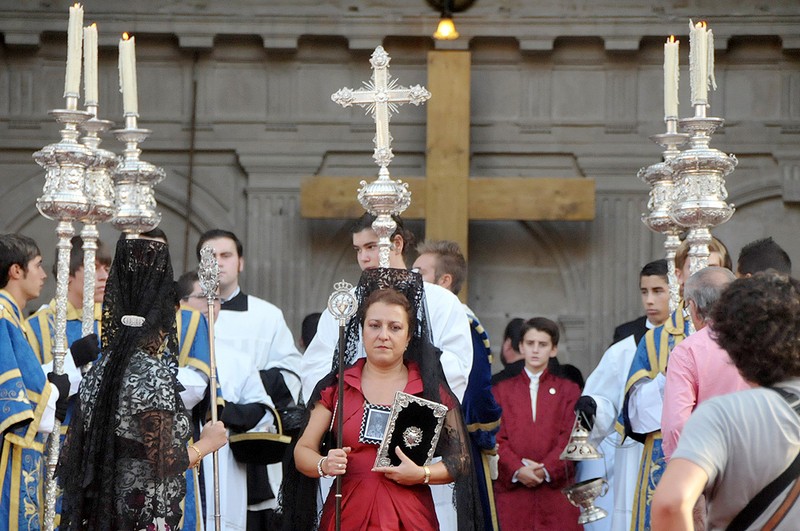 Servitas-procesión de la virgen de los dolores