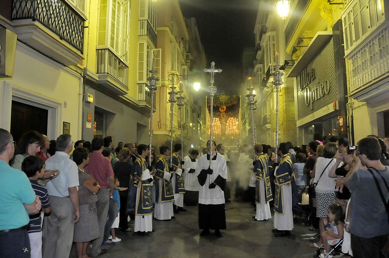 Servitas-procesión de la virgen de los dolores