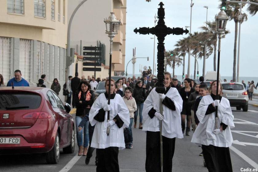 Las aguas-traslado y via crucis 2014