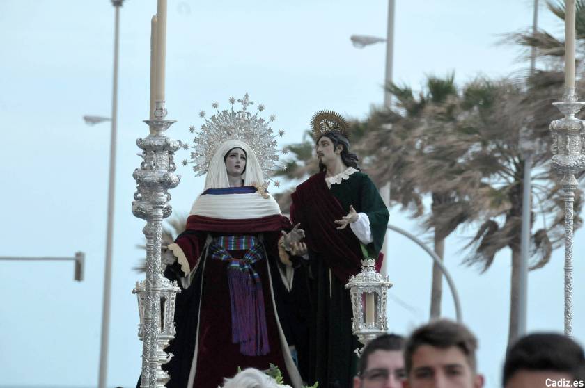 Las aguas-traslado y via crucis 2014