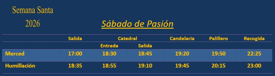Sábado de Pasión