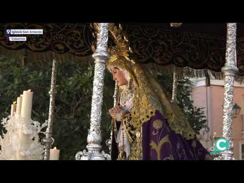 Salida Virgen de Columna, Mª Stma. de las Lágrimas