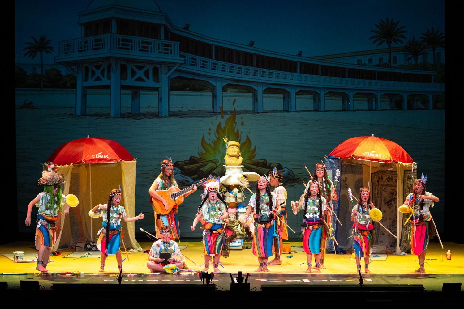 Chirigota, Los pieles rojas de la Caleta