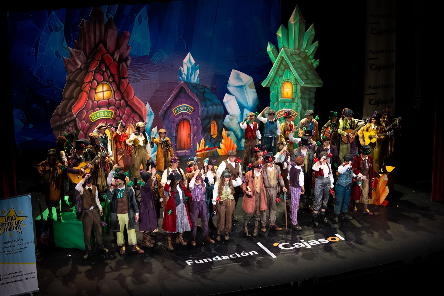 Coro juvenil, A pico y pala