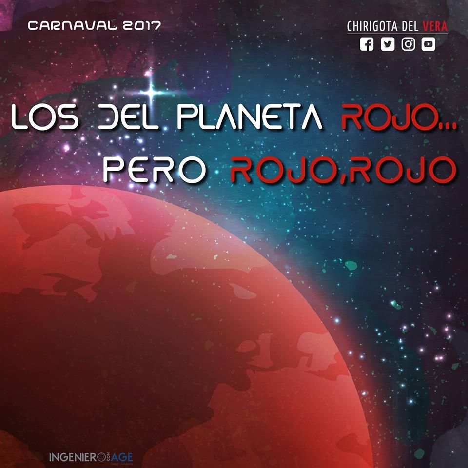 Los del planeta rojo, pero rojo, rojo