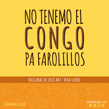 No tenemos el congo pa farolillos