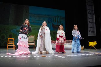 Cuarteto infantil, Las vecinas de Doña Blanca - Semifinal