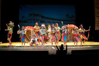 Chirigota infantil, Los pieles rojas de la caleta - Final