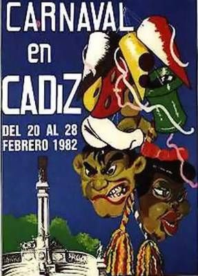 Cartel carnaval de cádiz 1982