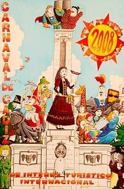 Cartel carnaval de cádiz 2008