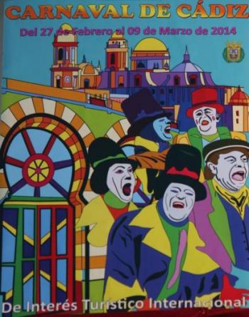 Cartel carnaval de cádiz 2014