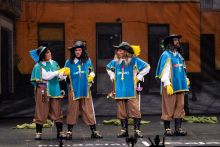 Cuarteto, Los tres cuarteteros y un aprendiz porculero